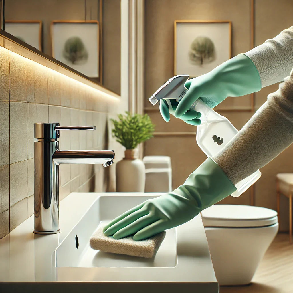 How to disinfect a bathroom effectively?