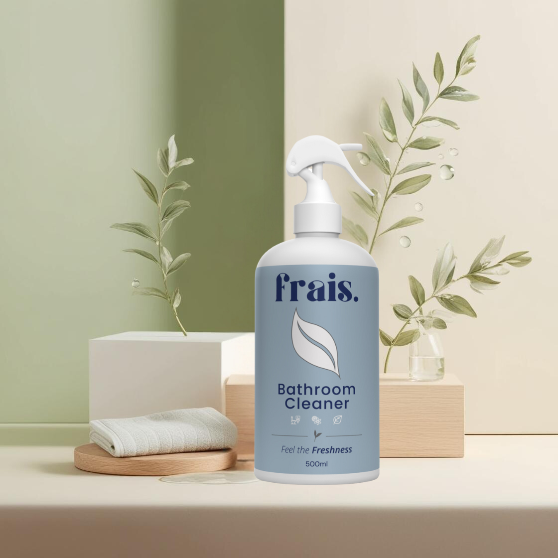Eco-Friendly Bathroom Cleaner | Organic &amp; Biodegradable Cleaning Power by Frais