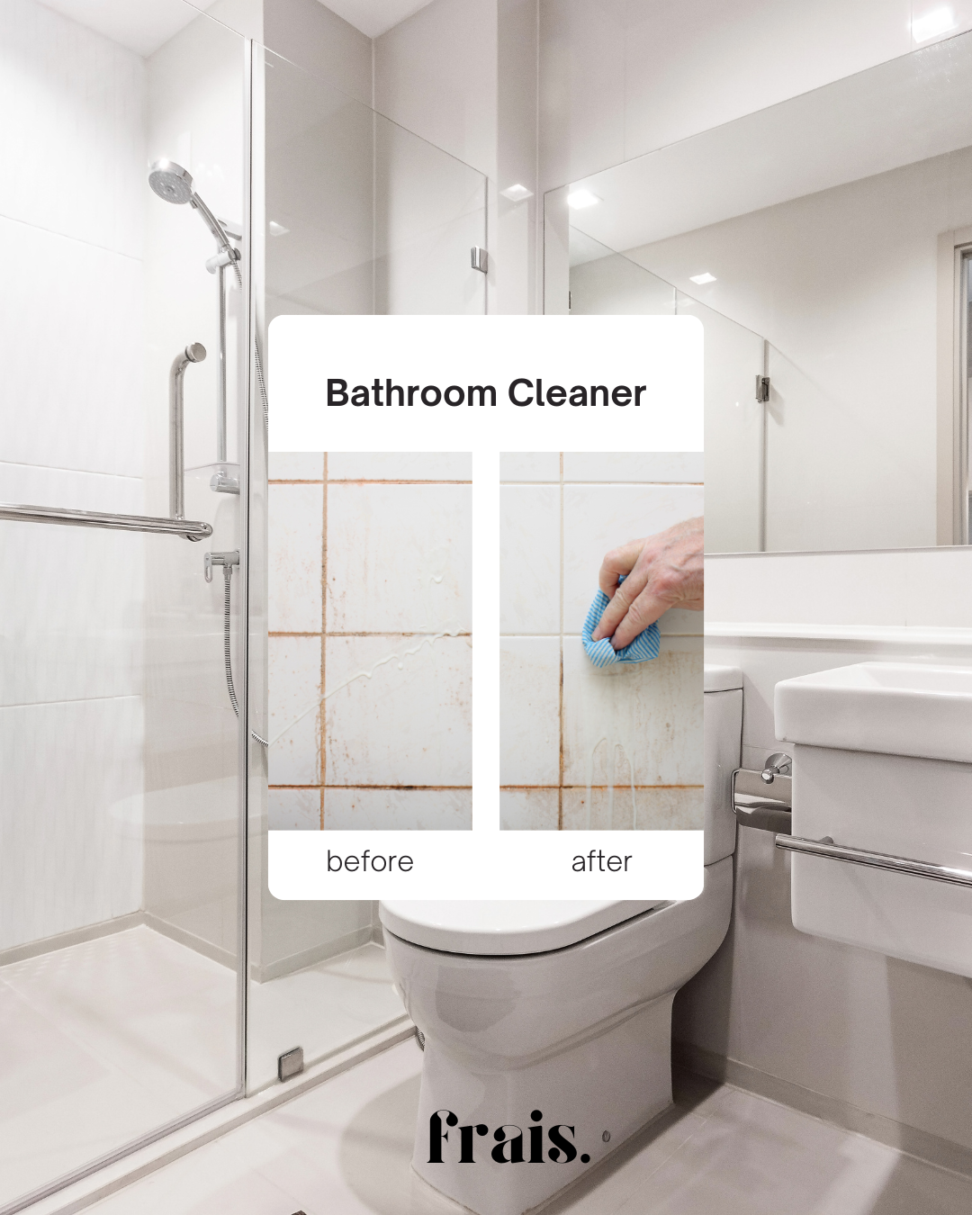 Eco-Friendly Bathroom Cleaner | Organic &amp; Biodegradable Cleaning Power by Frais