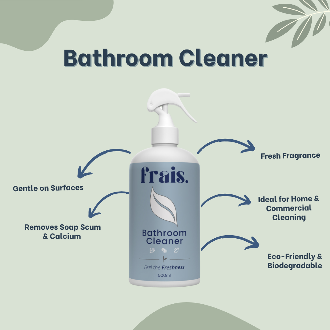 Eco-Friendly Bathroom Cleaner | Organic &amp; Biodegradable Cleaning Power by Frais
